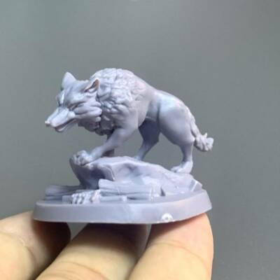 Wolf Board Game Miniatures D&D Role Playing Figure Model Toy