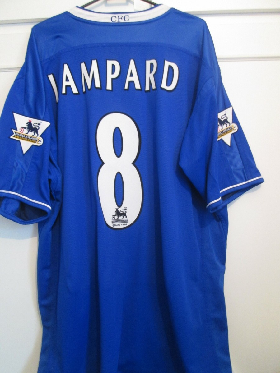 Chelsea 2001-2003 Home Lampard 8 Football Shirt Size Adult