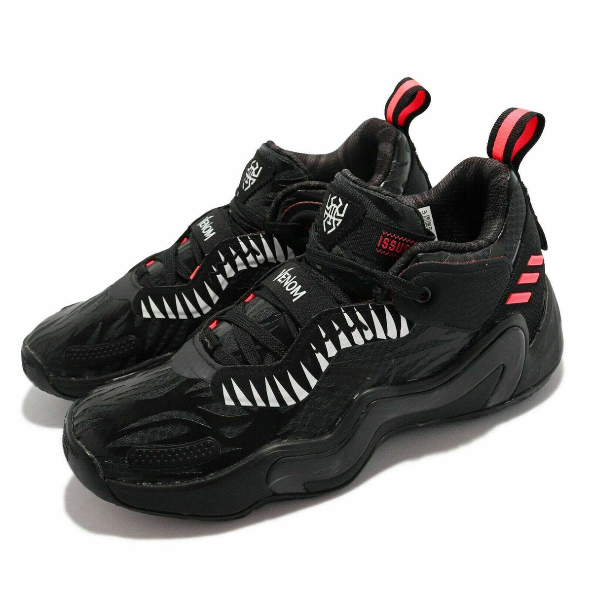 Adidas Venom Marvel D.O.N. Issue 3 J Basketball Sneakers Size 3.5 NEW | eBay