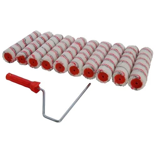 SILVERLINE TOUT NEUF ROULEAU CADRE & 10 MANCHES DÉCORATION 254 MM OUTILS À MAIN MÉTAL P228