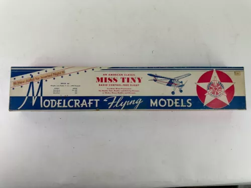 VINTAGE MODELCRAFT MODELS "MISS TINY" FOR R/C OR FREEFLIGHT