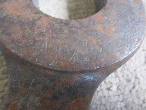 SELTEN GROSSER VINTAGE BILLINGS USA MAULSCHLÜSSEL Nr. 1146W - 3/4" & 7/8" WEISS - Bild 6 von 12