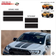 Fascia centrale adesiva cofano e tettino 2 pz 4x4 Ranger Ford PICK-UP FRD RG C3