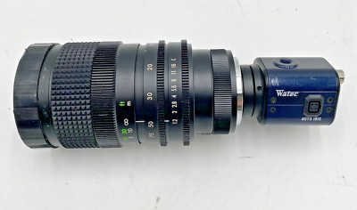 WATEC WAT-902H W85BC CCD WITH COMPUTAR TV ZOOM LENS 1:1.2/12.5-75