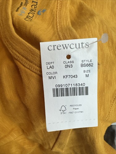 J. Crew Crewcuts Kids' long-sleeve Martha's Vineyard graphic T-shirt Size M 8-9 - Picture 2 of 2