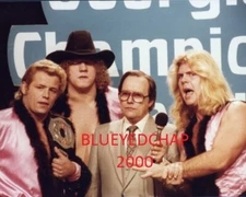 FREEBIRDS-ROBERTS-HAYES & GORDY & GORDON SOLIE WRESTLER 8X10 WRESTLING PHOTO NWA