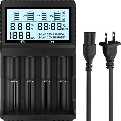 IMREN 18650 Capacity Tester,18650 Battery Charger with Discharge & Testing Funct