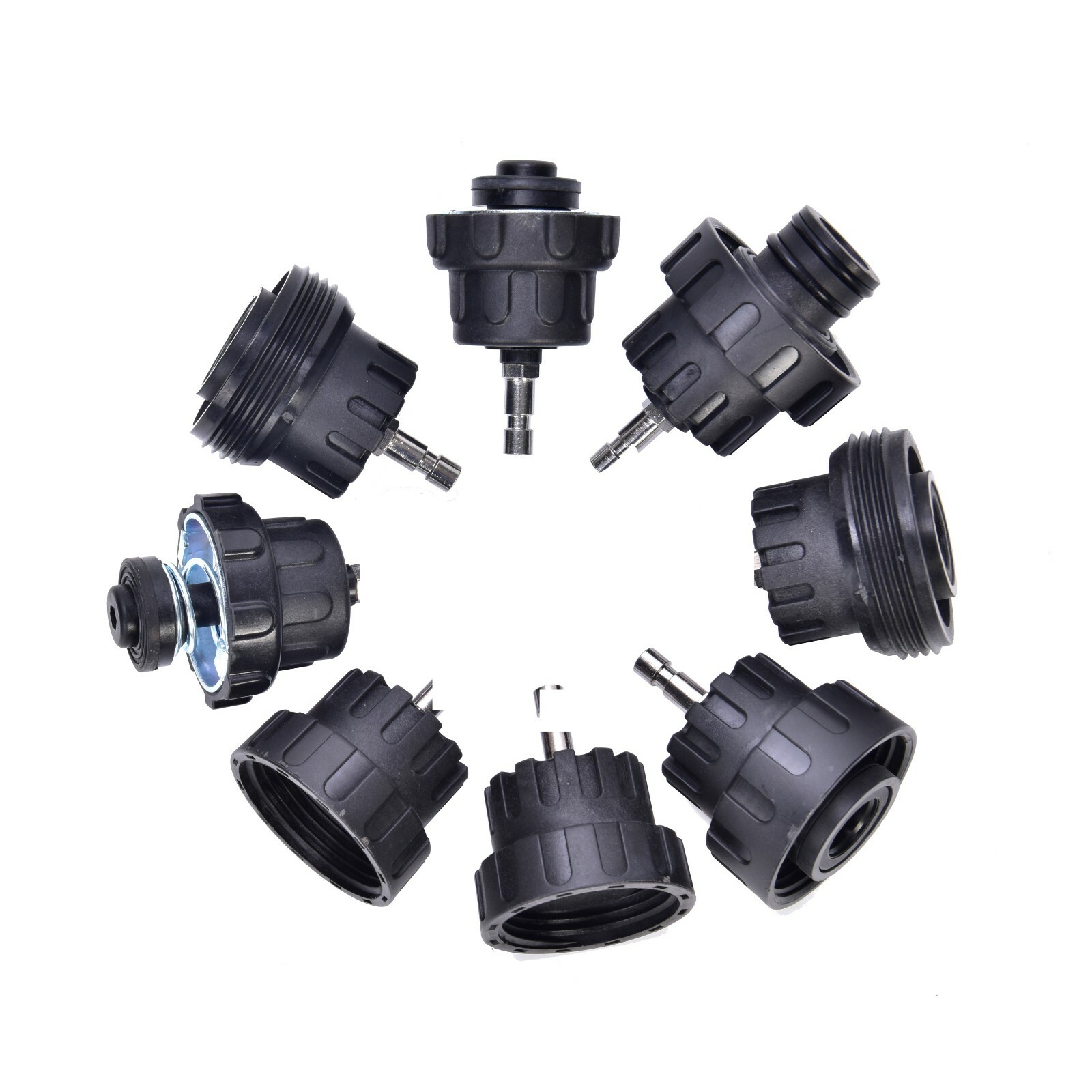 18PC Auto Radiator Pressure Cooling Leak Tester Kit Cap Pump - Foto 7