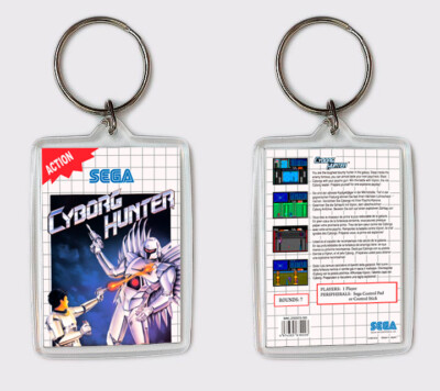 Porte-clés Addams Family Sega Master System - Collection Rétro - Neuf Sous Blister