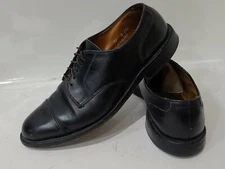 Allen Edmonds Fairgate Size 11 D Cap Toe Derby Dress Shoes Black Lace up Formal