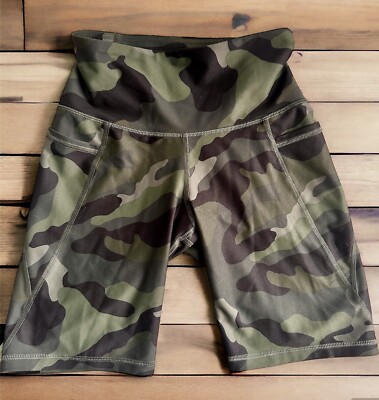 old navy camo biker shorts