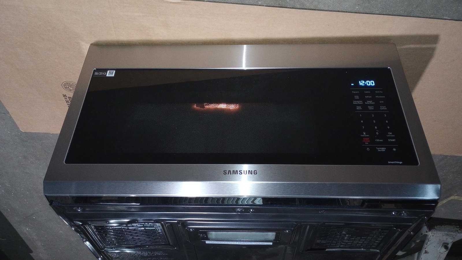 Samsung MC17T8000CS 1.7 Cu. Ft. SS Over The Range Convection Microwave