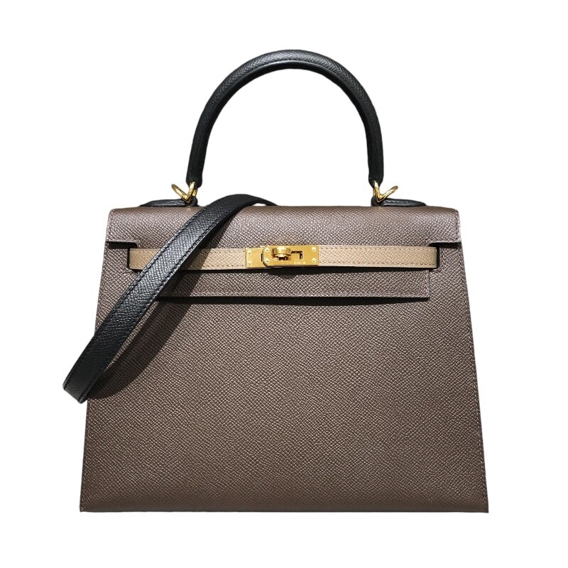 HERMES Kelly 25 outside seam tricolor bg15623