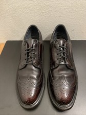 Vintage Stafford Made In USA Longwing Burgundy Men Sz 12 D