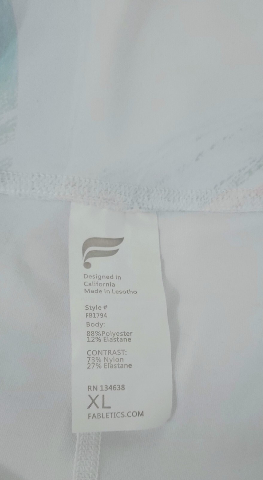 NWT Fabletics High Waisted Solid 7/8 Leggings Siz… - image 6