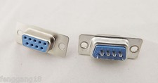 100x D-SUB DB9 9 Pin Female PCB RS232 Serial Solder Type Connector Socket PC Use