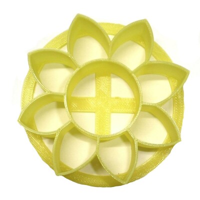 SUNFLOWER DESIGN PATTERN CONCHA CUTTER MEXICAN SWEET BREAD STAMP USA PR4519
