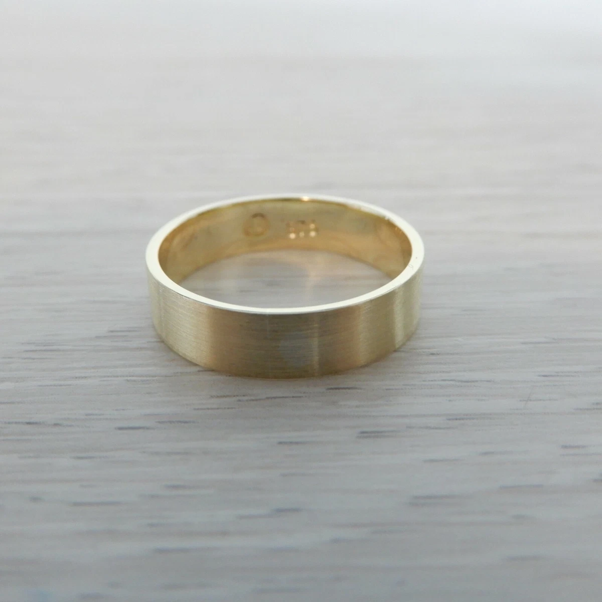 Genuine Solid 9ct Yellow Gold 5mm Wedding Band Ring Custom