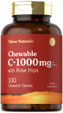 Vitamin C 1000mg Chewables  100 Count  Vegetarian  by Tahoe Nutritionals