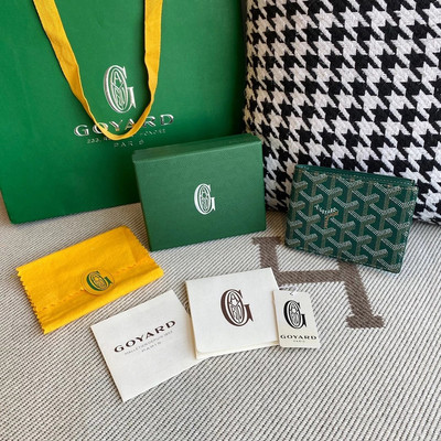 100% Authentic Brand New w/ Box and Dustbag Goyard Victoire Bifold Wallet Green