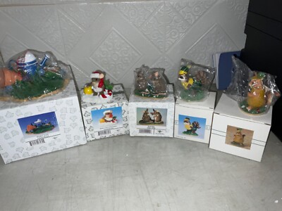 Charming Tails Fitz & Floyd Set of 5 Figures Lot #2