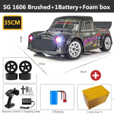 UDIRC 1603 1604 1607 RC Car 2.4G 1/16 50Km/H High Speed Brushless 4WD Drift Car 