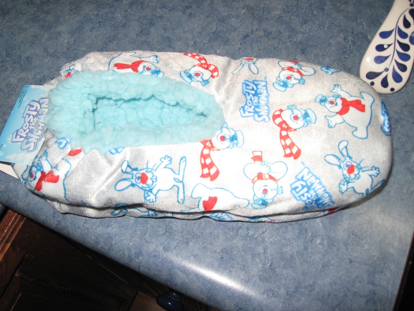 APL CALZINI PANTOFOLA FROSTY THE SNOWMAN SCARPE PANTOFOLE SFOCATE TAGLIA 4 10 NUOVI