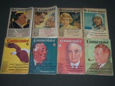 1937-1939 THE COMMENTATOR DIGEST MAGAZINE LOT OF 17 DIFFERENT - O 2715