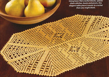 AUTUNNO Riflettore Centrino/UNCINETTO MODELLO SOLO ISTRUZIONI