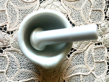 Vintage Porcelain Pestle Mortar  611 B Perfect - 1 Ounce