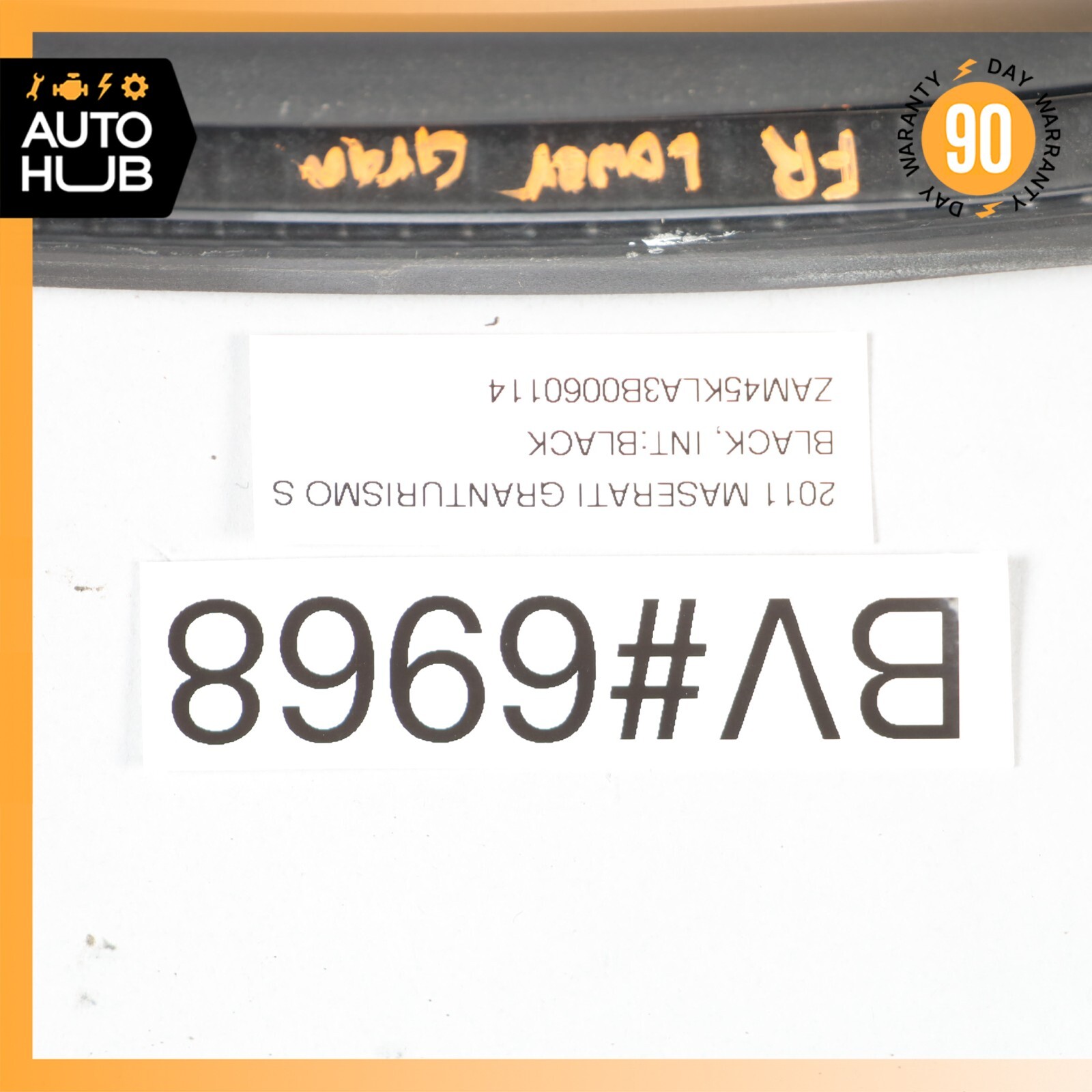 Maserati GranTurismo S M145 Left or Right Side Lower Door Seal Rubber OEM 61k