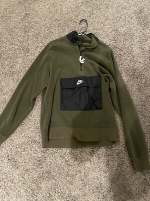 green nike quarter zip