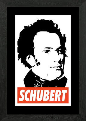 Franz Schubert Framed Wall Art Poster Canvas Print Picture