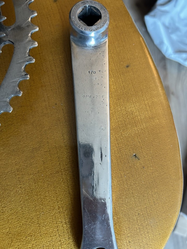 Pédalier Stronglight TS Vintage - 170mm, 42/52 Dents, Pour Vélo De Route/course