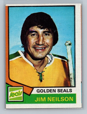 #ad 1974 75 Topps #109 Jim Neilson California Golden Seals $3.19