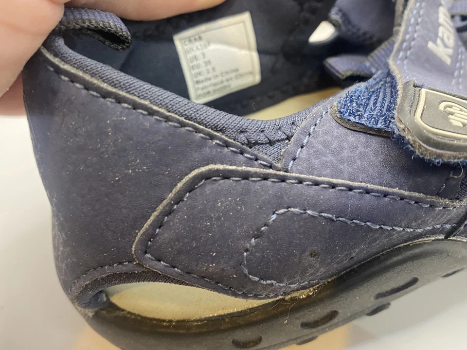 Kamik boys blue size 3 sandals - Imagem 3 de 4