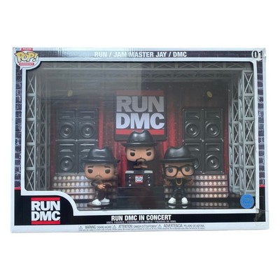 Funko Pop! Moments Deluxe Run DMC in Concert #01 Vinyl Figure Exclusive Neu OVP