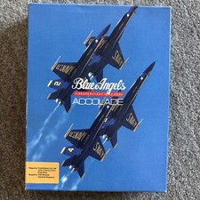 Blue Angels Game Formation Flight Accolade Disk 1989 Commodore 64 CIB