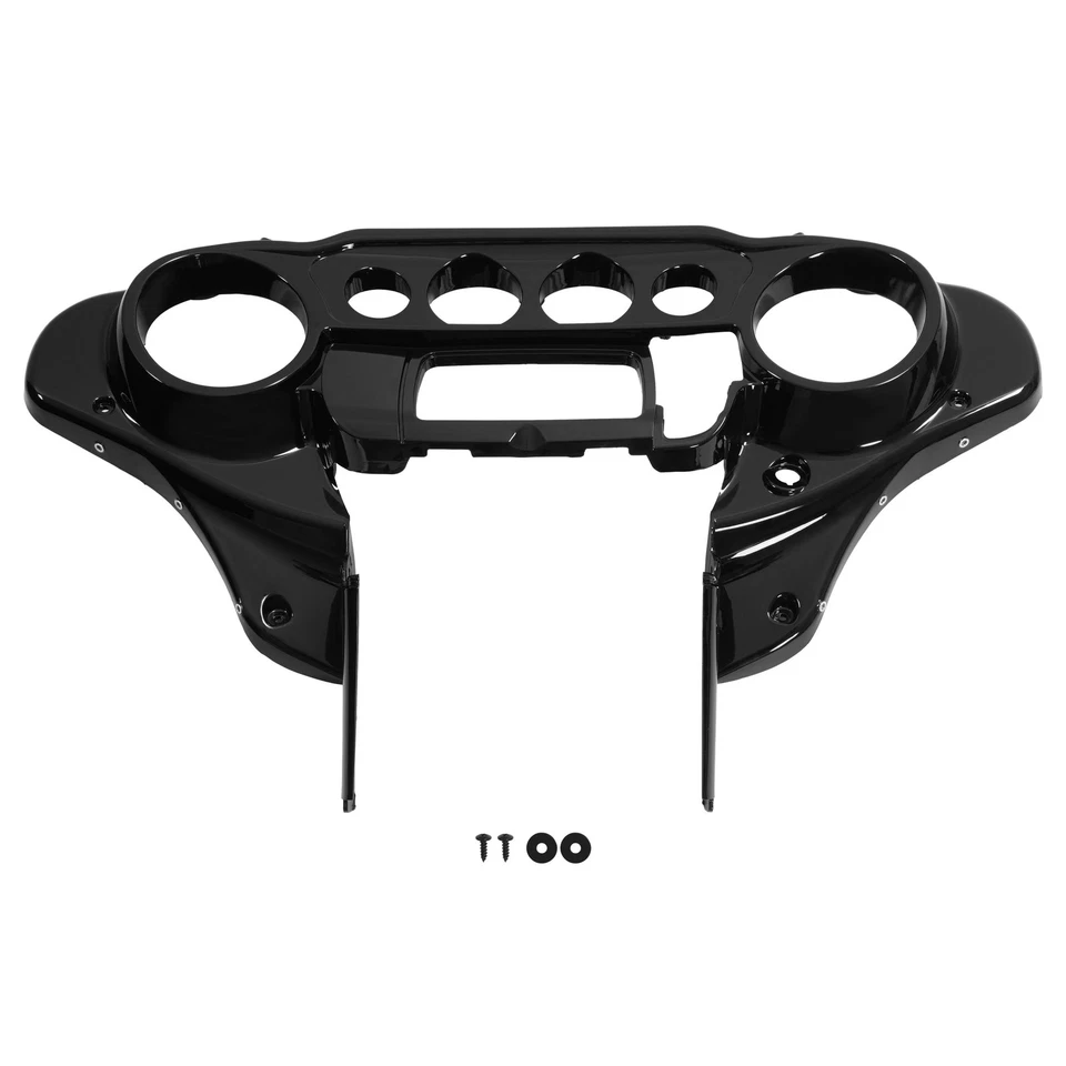 Gloss Black Front Inner Fairing For Harley Touring Street Electra Glide 2014-24 - Image 3 of 4