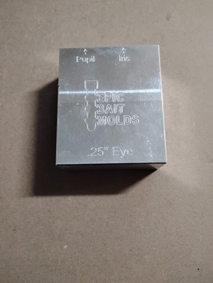 epic bait molds .25 eye mold cnc bait mold