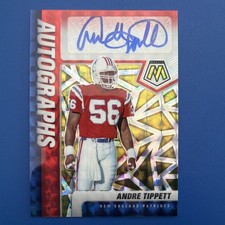 2021 PANINI MOSAIC ANDRE TIPPETT #A-AT AUTO CHOICE FUSION RED YELLOW HOF