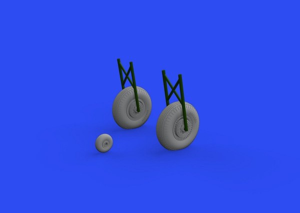 Eduard Accessories 648617 - 1:48 Il-2 Wheels 1/48 For Zvezda - Neu-image