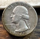 1949-D Washington Quarter Nice Original XF CHRC