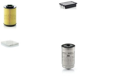 MANN-FILTER Inspektionspaket Filtersatz XL Filtereinsatz Partikelfilter für FÉ 2
