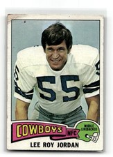 Lee Roy Jordan 1975 Topps #285 Dallas Cowboys FOOTBALL