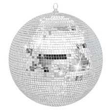 12 16 20 24 Inch Mirror Ball Disco Ball with Hanging Ring for Home Party Decor