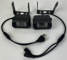 LOT OF 2 WatchGuard 4RE INFRARED WDM-V6001B-CM Lens Waterproof Camara w Bracket