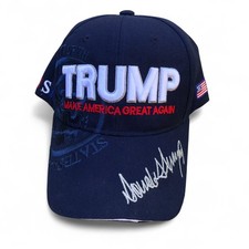 DONALD TRUMP MAKE AMERICA GREAT AGAIN Hat Men's Made in USA Blue Baseball Cap