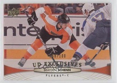 2011-12 Upper Deck UD Exclusives 58/100 Brayden Schenn #315 0x1z