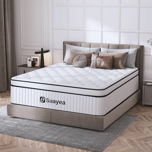 King Size Mattress 12 Inch, King Mattress in a Box, Medium Firm, Pocket Sprin...